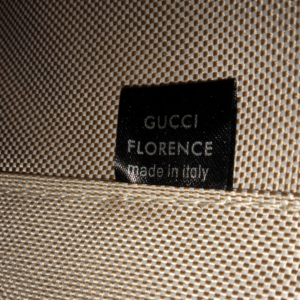 New Gucci FLORENCE Cream and Brown Tote Bag LEATHER - Picture 13 of 15
